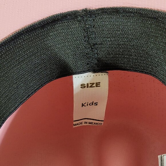 Youth Kids PINK STRAW COWBOY CATTLEMAN HAT w/ Elastic Band Cowgirl - Picture 8 of 9